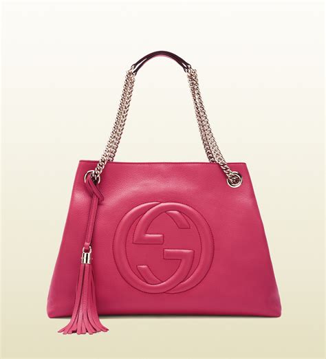 gucci pink stripe bag